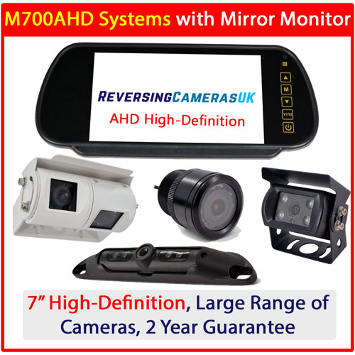 M700AHD clip on mirror mount systems