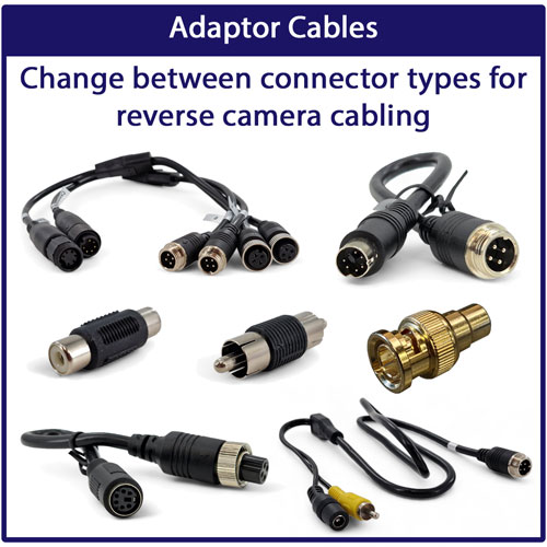 Adaptors for Reverse Camera Cables