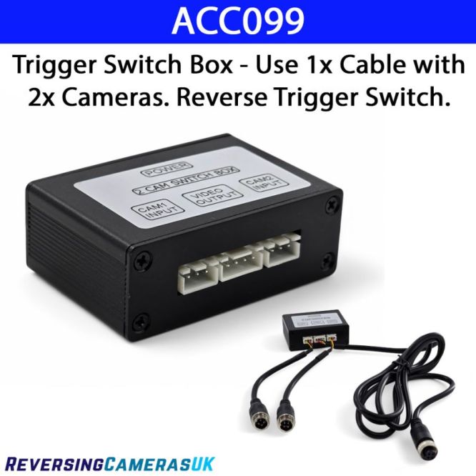 Trigger Switch Box  Channel Switching for Reverse Camera Systems