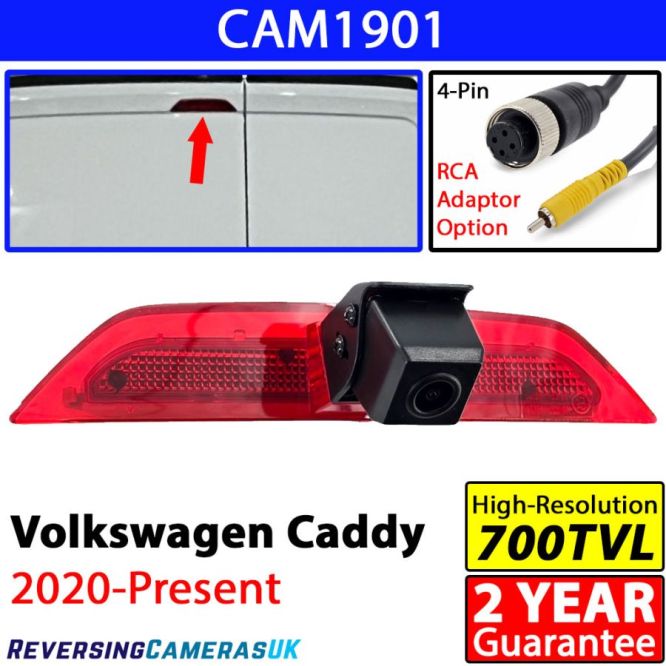 Volkswagon Caddy Brake Light Reversing Camera 2020+