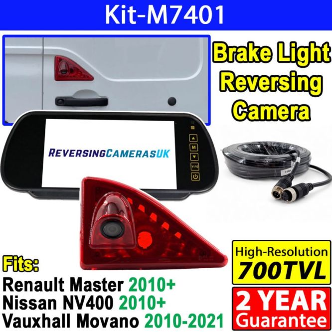 Renault Master Brake Light Camera and Mirror Monitor