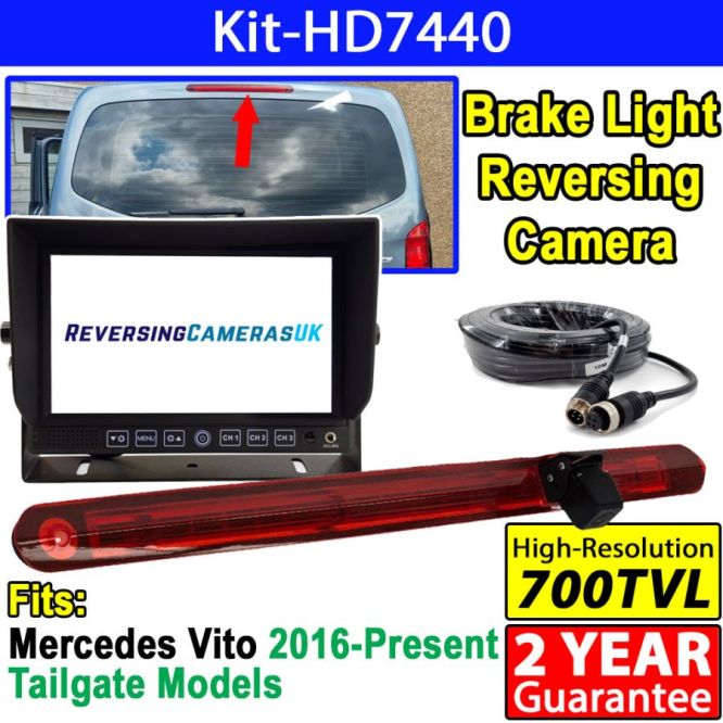 Mercedes Vito Reverse Camera System with 7 inch Heavy-Duty Display