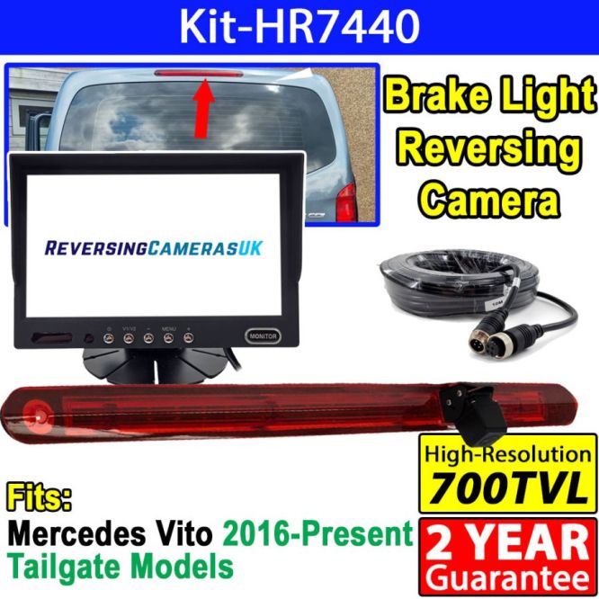 Mercedes Vito Reverse Camera System with 7 inch Display