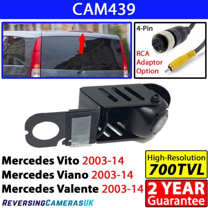 Mercedes Vito brake light reversing camera (W639)