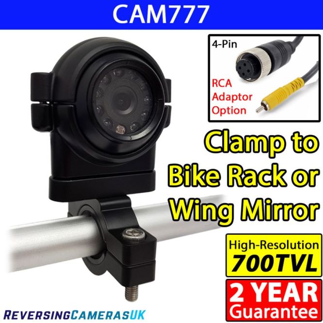 CCD wing mirror camera for HGV