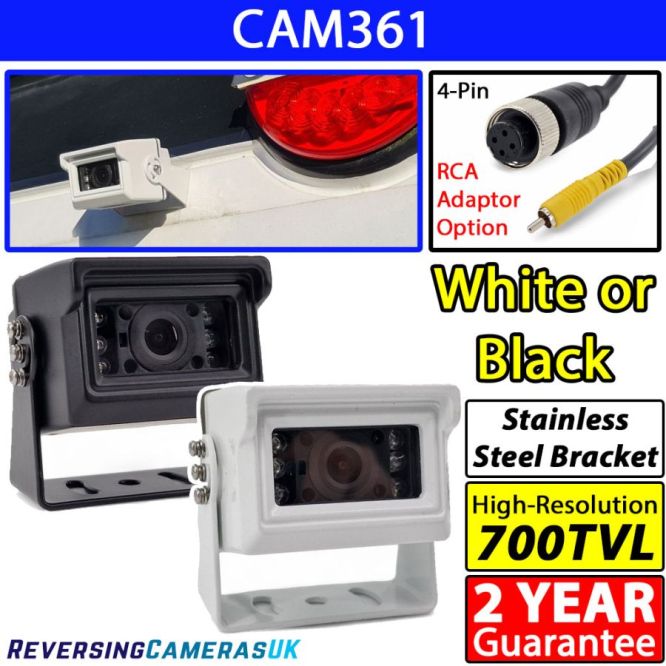 Sony CCD Compact Bracket Reverse Camera with Stainless Steel Bracket