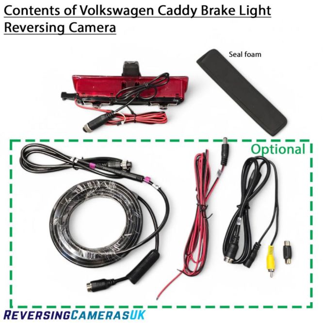 Volkswagon Caddy Reversing Camera for Brake Light (2003-2019)