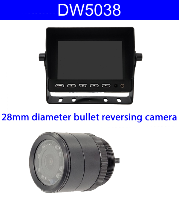 Sony (CCD or CMOS) Bullet/Flush/Bumper Wireless Parking Camera Kit with 5'' monitor