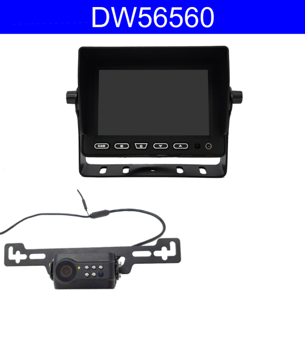 Number Plate Wireless Reversing Camera System with 5'' monitor