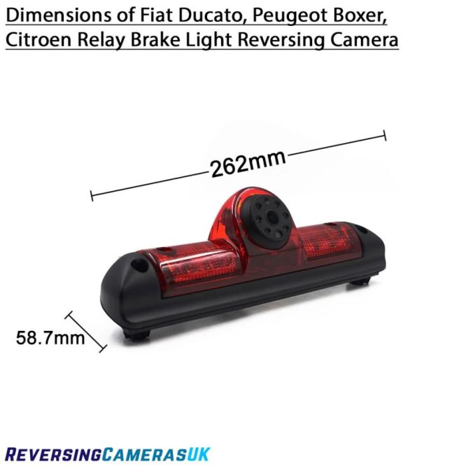 Fiat Ducato, Peugeot Boxer, Citroen Relay Brake Light Reversing Camera