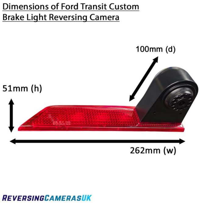 Ford Transit Custom Reversing Camera for Brake Light