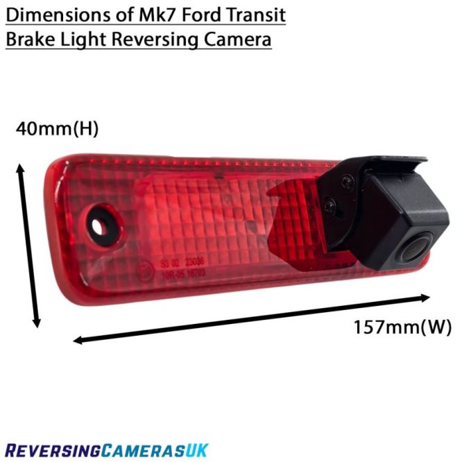 Mk7 Ford Transit Brake Light reversing Camera