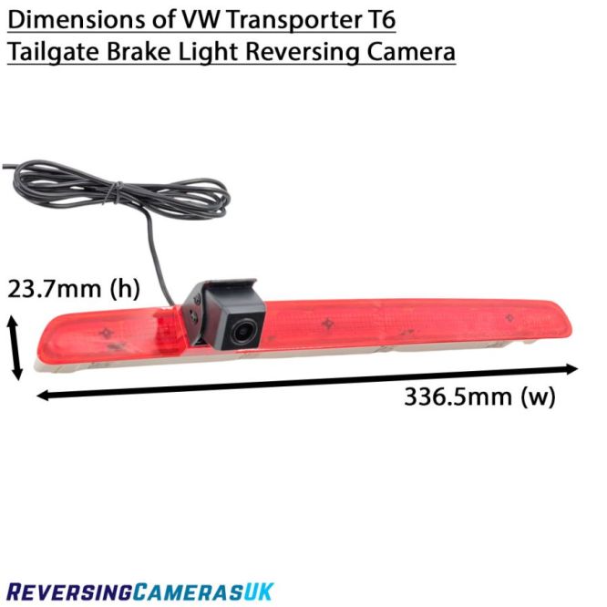 Volkswagen Transporter T6 Brake Light Reversing Camera (Tailgate Models)