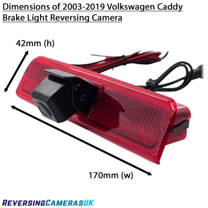 Volkswagon Caddy Reversing Camera for Brake Light (2003-2019)