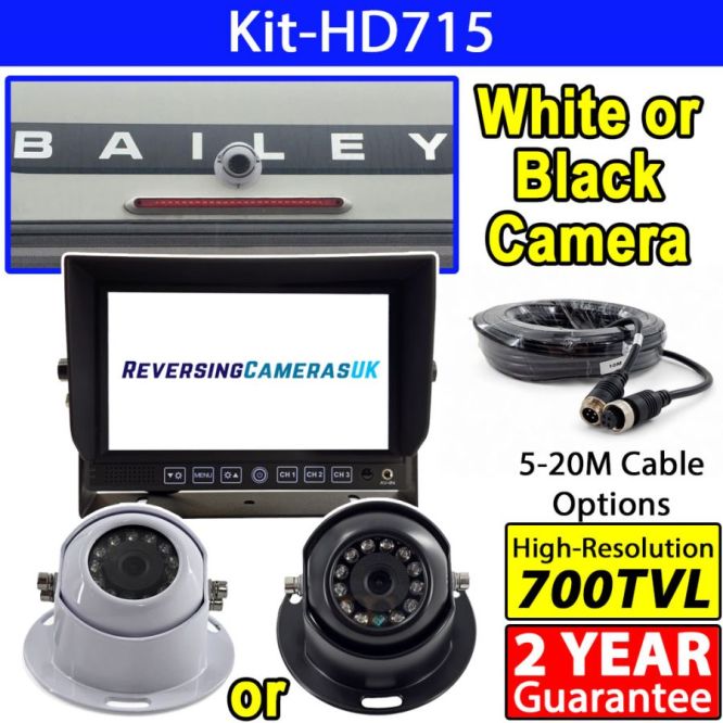 7 inch stand on dash monitor and CCD dome reversing camera