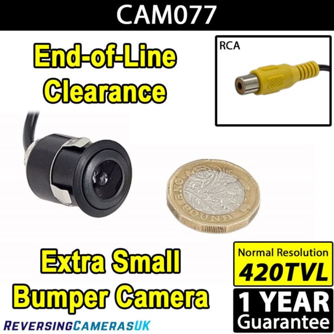 Ultra small CMOS bullet reversing camera