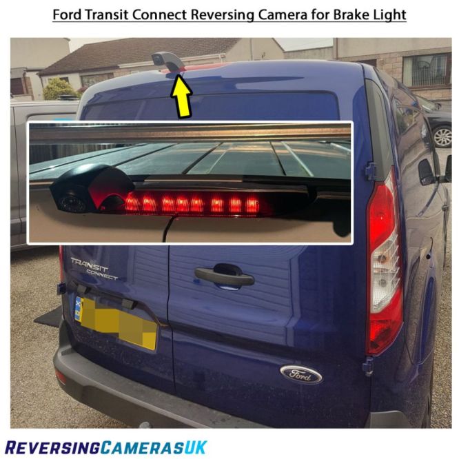 Ford Transit Connect 2013+ Brake Light Reversing Camera