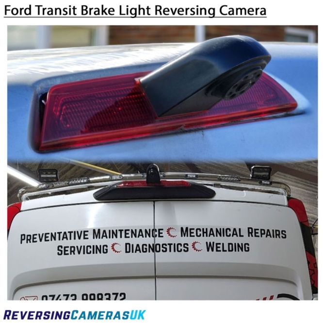 Ford Transit high level brake light 700TVL reversing camera