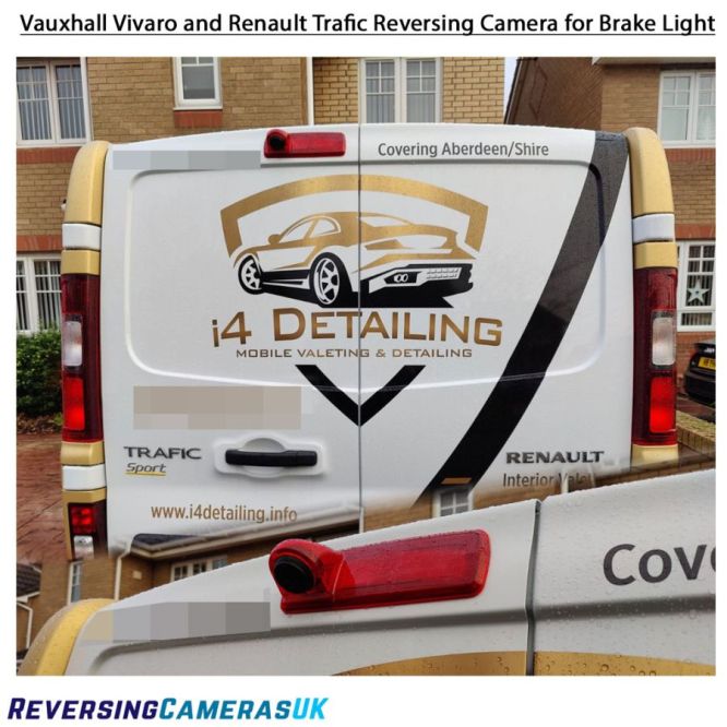 Vauxhall Vivaro, Renault Traffic Brake Light Reversing Camera