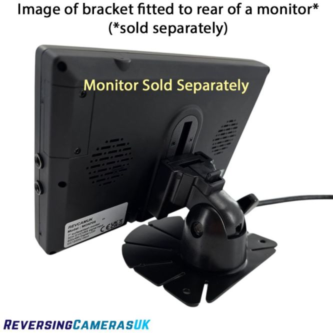 Quick Release Monitor Bracket for Reversing Camera | Adjustable Dash Mount for 5'' to 10'' Screens