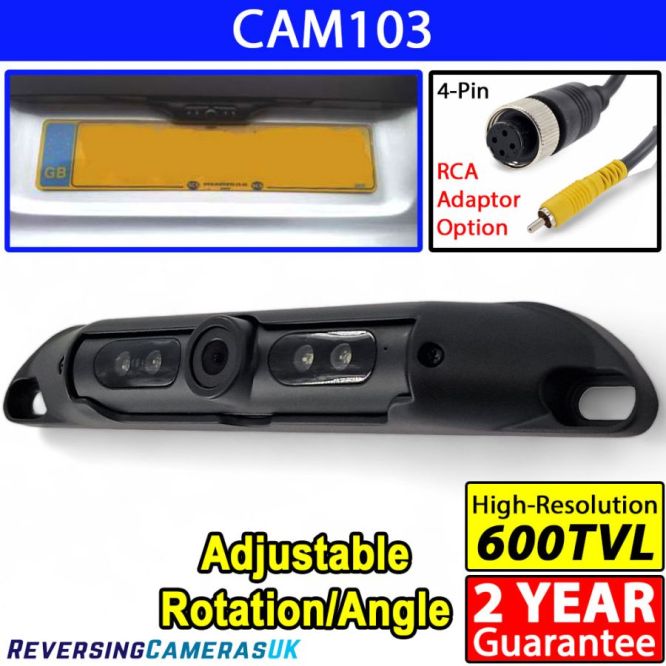 Number Plate Reversing Camera