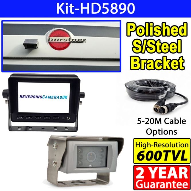 5 inch stand on dash monitor and CCD reversing camera