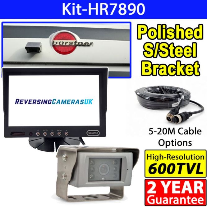 7 inch colour dash monitor and CCD reversing camera