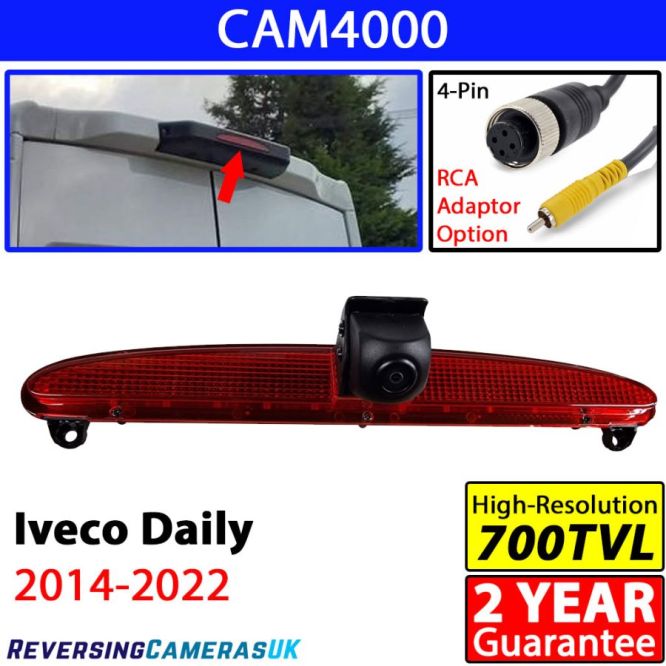 2014-2022 Iveco Daily Brake Light Reversing Camera