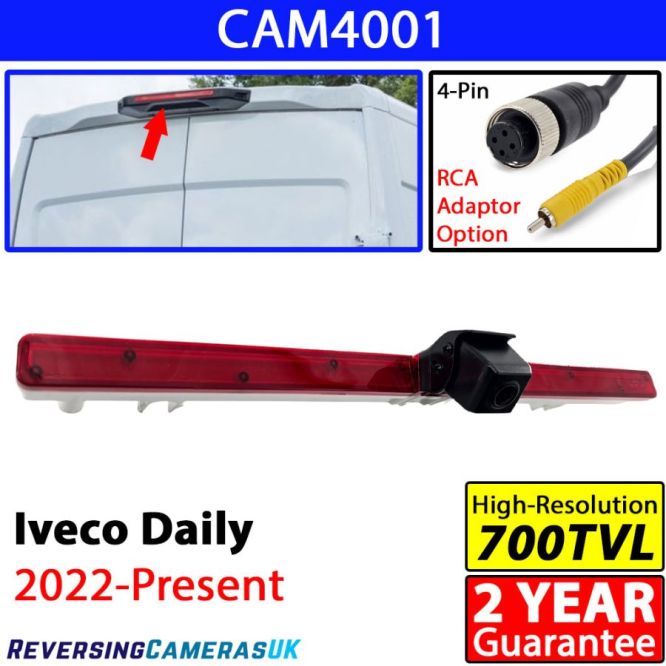 New Iveco Daily Brake Light Reversing Camera 2022+