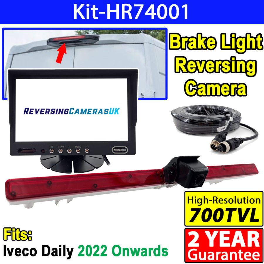 New 2022+ Iveco Daily Brake Light Reverse Camera System with 7 inch Display