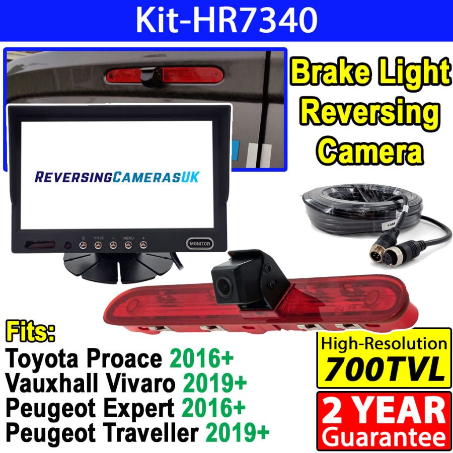 Peugeot Expert, Citroen Dispatch & Toyota Proace Reverse Camera System with 7 inch Display