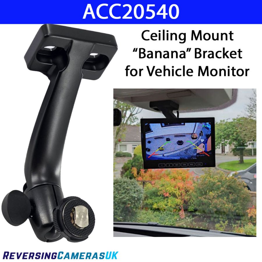 Ceiling Mount Bracket for 5'' to 10'' Reversing Camera Vehicle Monitors