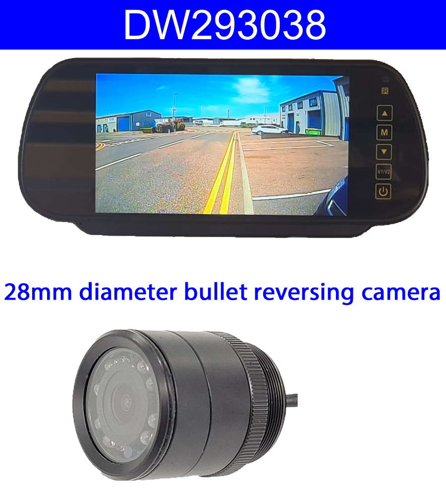 Sony Bullet Wireless Reversing Camera Kit with 7'' mirror monitor