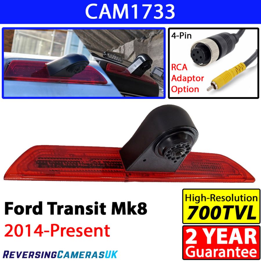 Ford Transit high level brake light 700TVL reversing camera