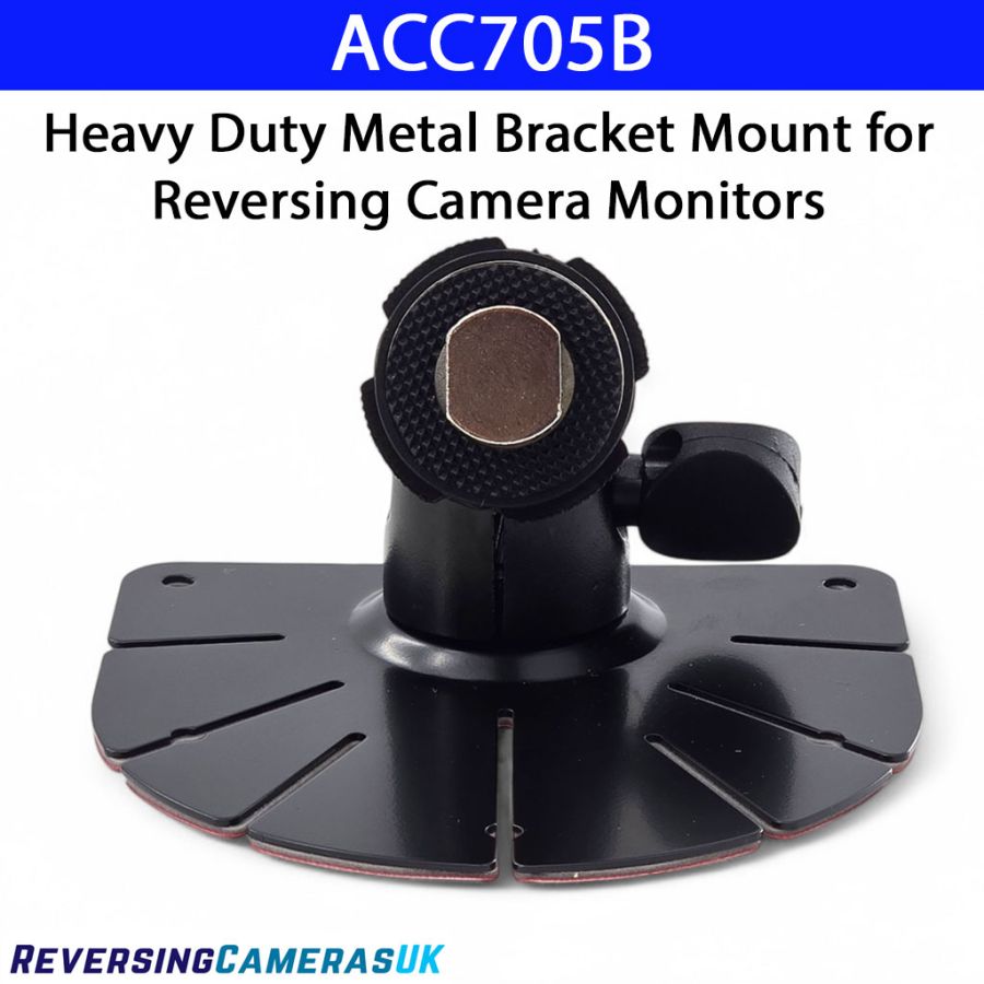 Heavy Duty Metal Dash Mount Bracket | Secure Stand for 5'' to 10'' Reversing Monitor