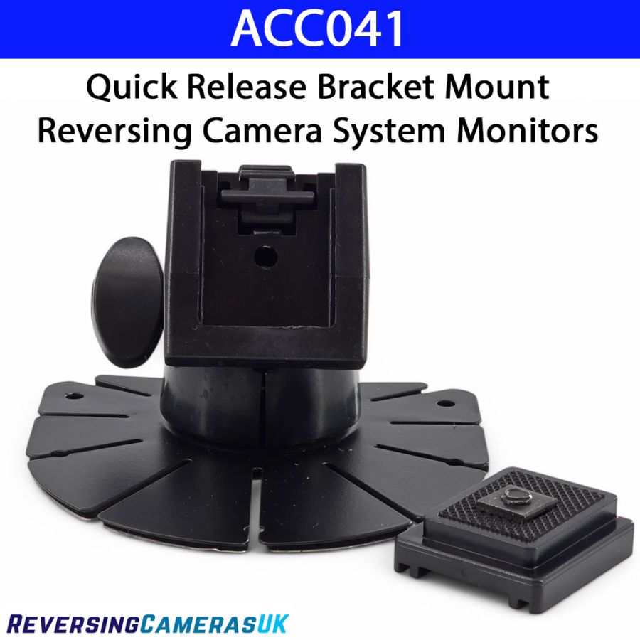 Quick Release Monitor Bracket for Reversing Camera | Adjustable Dash Mount for 5'' to 10'' Screens