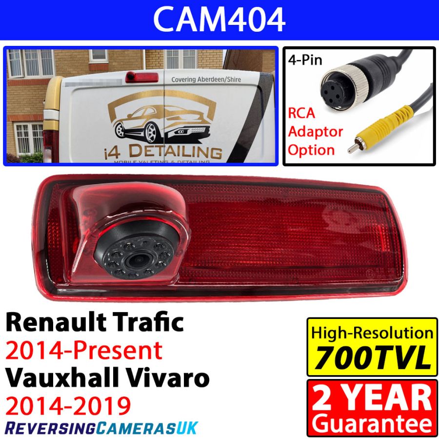 Vauxhall Vivaro, Renault Traffic Brake Light Reversing Camera