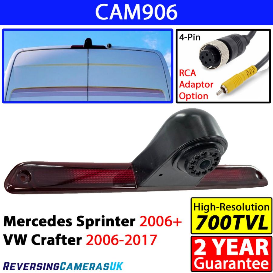 Mercedes Sprinter & VW Crafter Brake Light Reversing Camera