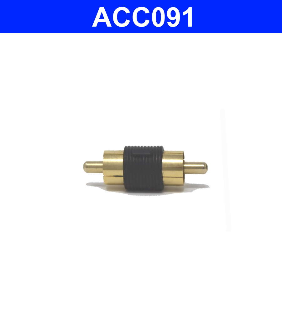 RCA adaptor male to male