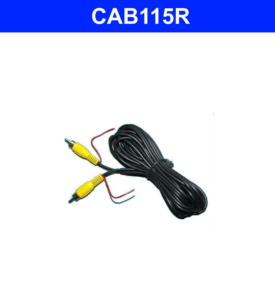 15m RCA cable with trigger wire